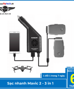 Mavic 2 car charger - 3 in1 -  Sunnylife