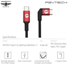 Cáp kết nối OTG - PGYtech Type C to C cable 65cm