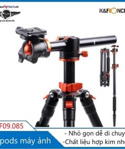 Chân máy ảnh Tripod máy ảnh cao cấp chuyên nghiệp K&F concept KF09.085