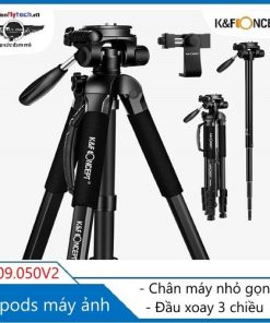 Chân máy ảnh Tripod máy ảnh cao cấp chuyên nghiệp K&F concept KF09.050V2