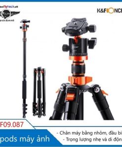 Chân máy ảnh Tripod máy ảnh cao cấp chuyên nghiệp K&F concept KF09.087