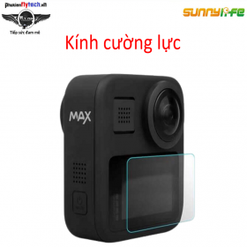 Sunnylife HD kính cường lực bảo vệ màn hình phim bảo vệ phụ kiện máy ảnh thể thao cho GoPro Max