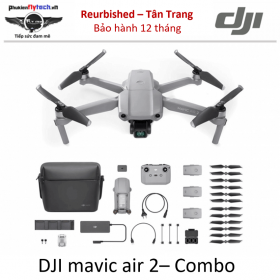 Mavic air 2 combo - refurbished by DJI