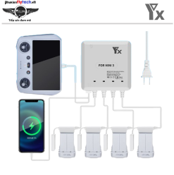 Sạc nhanh 6in1 Mini 3 Pro - Yxtech