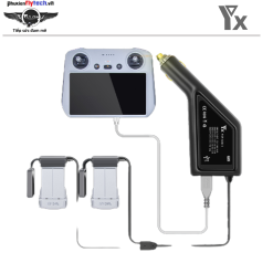 Sạc oto Mini 3 Series - 3in1 - Chính hãng Yxtech