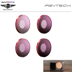 Bộ 4 Filter PGYTECH DJI Action 3 Filter ND Set（ND 8 16 32 64) (Professional)