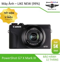 PowerShot G7 X Mark III cũ ( Like New ) – Chính hãng Canon