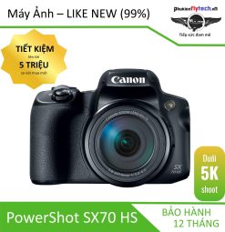 Canon PowerShot SX70 HS cũ ( Like New ) – Chính hàng Canon