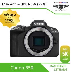 Máy ảnh Canon R50 cũ ( like new ) – Chính hãng Canon