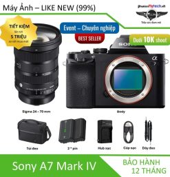 Sony A7 Mark IV cũ ( like new ) - Sony A74 cũ - Chính hãng Sony