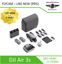 DJI Air 3S cũ ( like new ) - Chính hãng DJI - DJI Air 3S Fly More Combo ( DJI RC2 ) - Like New 99%