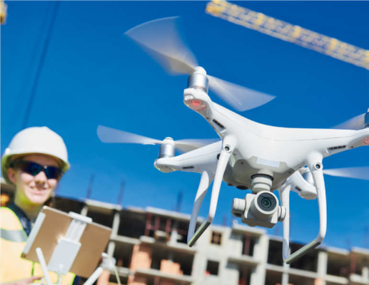 flycam giám sát công trường